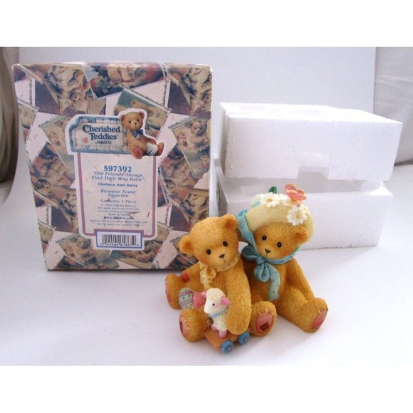 Cherished Teddies -Old Friends Always Find Their Way Back Chelsea & Daisy 1999 - Picture 1 of 14